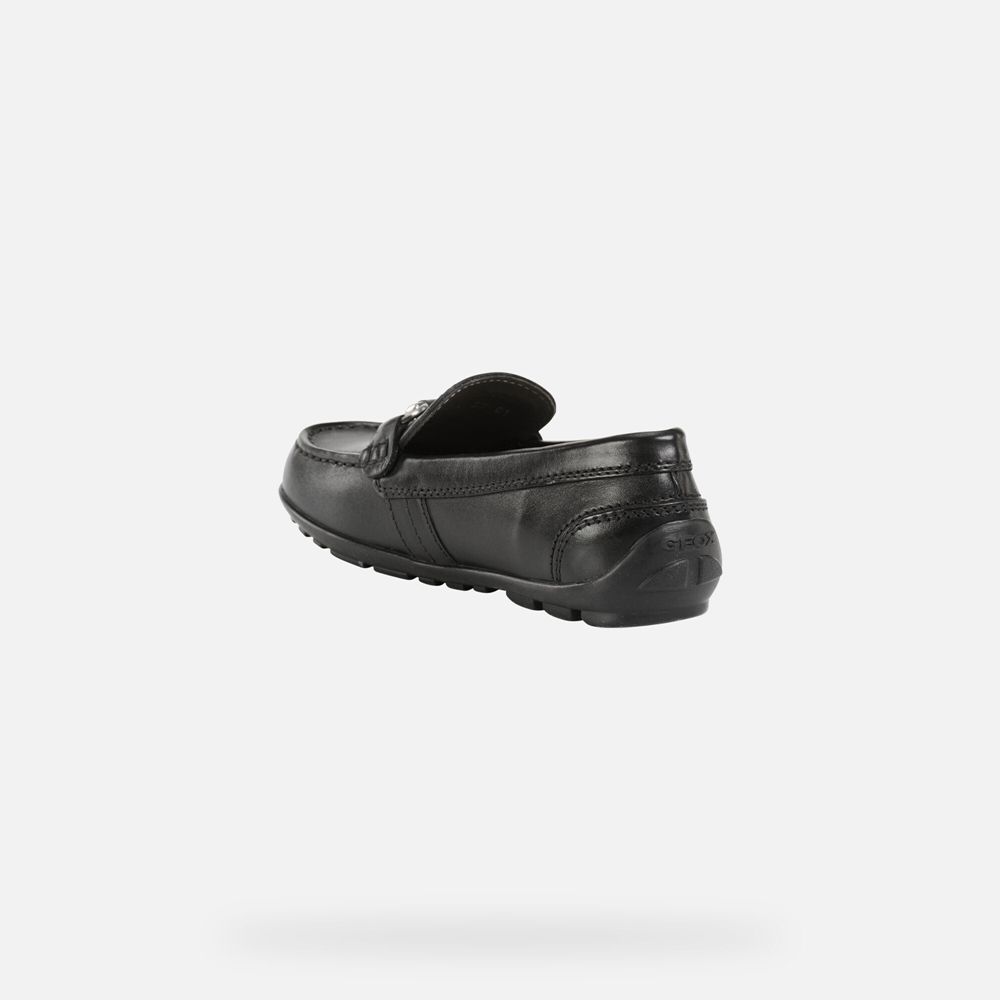 Geox Erkek Çocuk Loafers Siyah - New Fast - XLS-216350
